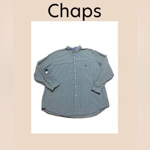 Men’s Chaps Long Sleeve Button Down Shirt Size 3XLT